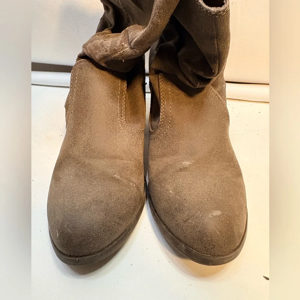 Rocket Dog Sheriff Women's Vintage Brown Suede Slouch Ankle Boots size 9.5 - Picture 3 of 8